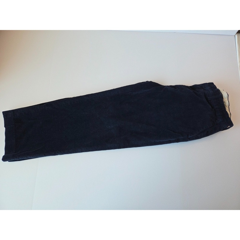 Polo Corduroy Pants Mens 35x30 Blue Classic Preston Fit Office Dress Jeans